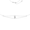 Sterling Silver Virgin Mary Adjustable Choker
