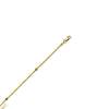 D/C Beads on Axis Chain Adjustable Anklet