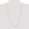 10K 1.75mm Diamond-Cut Rope Chain