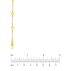 Mixed Star Station Curb Chain Necklace