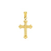 Small Fleur Cross Pendant