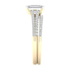 14K 2.40Ct Lab Grown Bridal Set