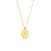 North Star Medallion Necklace with Diamond