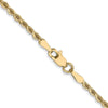 10K 2.25mm Diamond-Cut Rope Chain