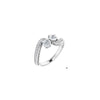 14K White 4.4 mm Round Engagement Ring Mounting