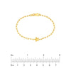 Kid's Paper Clip Chain Bracelet with Star