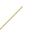 3.0mm Mirror Heart Chain Anklet