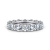 14K White Gold Shared Prong Diamond Eternity Band