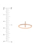 Sideways Cross Ring with 1/6tcw Diamond