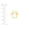 Open Paper Clip Link Ring