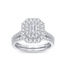 14K WG 1.00CT Diamond Bridal Ring