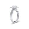 14K WG 1.00CT Diamond Bridal Ring