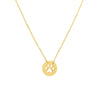 So You Cutout Paw Mini Disc Adj Necklace