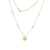 Disc Necklace with Four Cross Stations