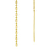 Bead and Rice Threader Earrings