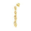 Graduated Puff Mariner Drop Post Earrings