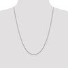 14K White Gold 1.5mm D/C Cable Chain