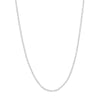 Sterling Silver 1.35mm Pendant Rope Chain