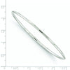 10K White Gold Slip-On Bangle
