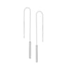 Wide Bar Threader Earrings