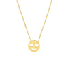 So You Mini Heart Face Adjustable Necklace