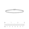 Bezel Set Diamond Tennis Bracelet (2-5/8tcw)