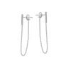 Front to Back Staple Bar Earrings