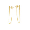 Front to Back Staple Bar Earrings