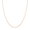 2.5mm Paper Clip Chain with Pear Shape Lock