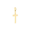 Straight-Edged Polished Cross Pendant