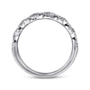 Twisted-14K White Gold Twisted Diamond Anniversary Band