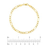 4.7mm Light Concave Figaro Chain Lobster Lock Endcap