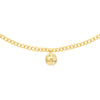 Bead Drop on Open Curb Chain Choker