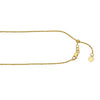 Adjustable Sparkle Chain Necklace with Slider