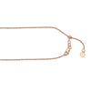 Adjustable Sparkle Chain Necklace with Slider