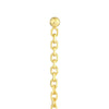 50/50 Cable Chain Front-to-Back Earrings