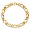 14K Polished Fancy Link 7.5in Bracelet