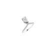 14K White 9x6 mm Pear 1/3 CTW Diamond Semi-Set Engagement Ring