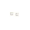 4mm CZ Stud Earrings