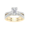 14K 2.40Ct Lab Grown Bridal Set