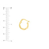 Twisted Mini Hoop Earrings
