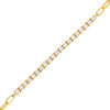 1.0tcw Diamond Paper Clip Bracelet