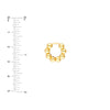 Beaded Huggie Earrings