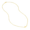 E2W Cross Paper Clip Necklace