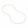 0.8mm Two-Tone Designer Twist Chain with Lobster Lock