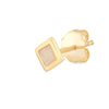 Mother of Pearl Enamel Rhombus Stud Earrings