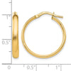 10K Gold Polished Hoop Earrings