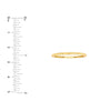 Facet Cut Out Band Ring