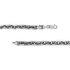 Sterling Silver D/C Cable Link Chain