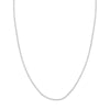 Sterling Silver 2.1mm Round Box Chain with Pear Lobster Lock